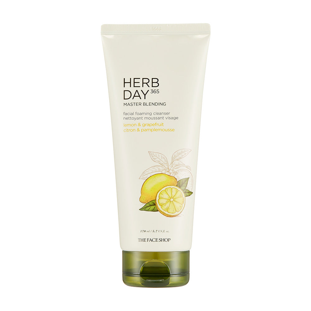 HERB DAY 365 MASTER Blending Facial Foaming Cleanser - Lemon & Grapefruit