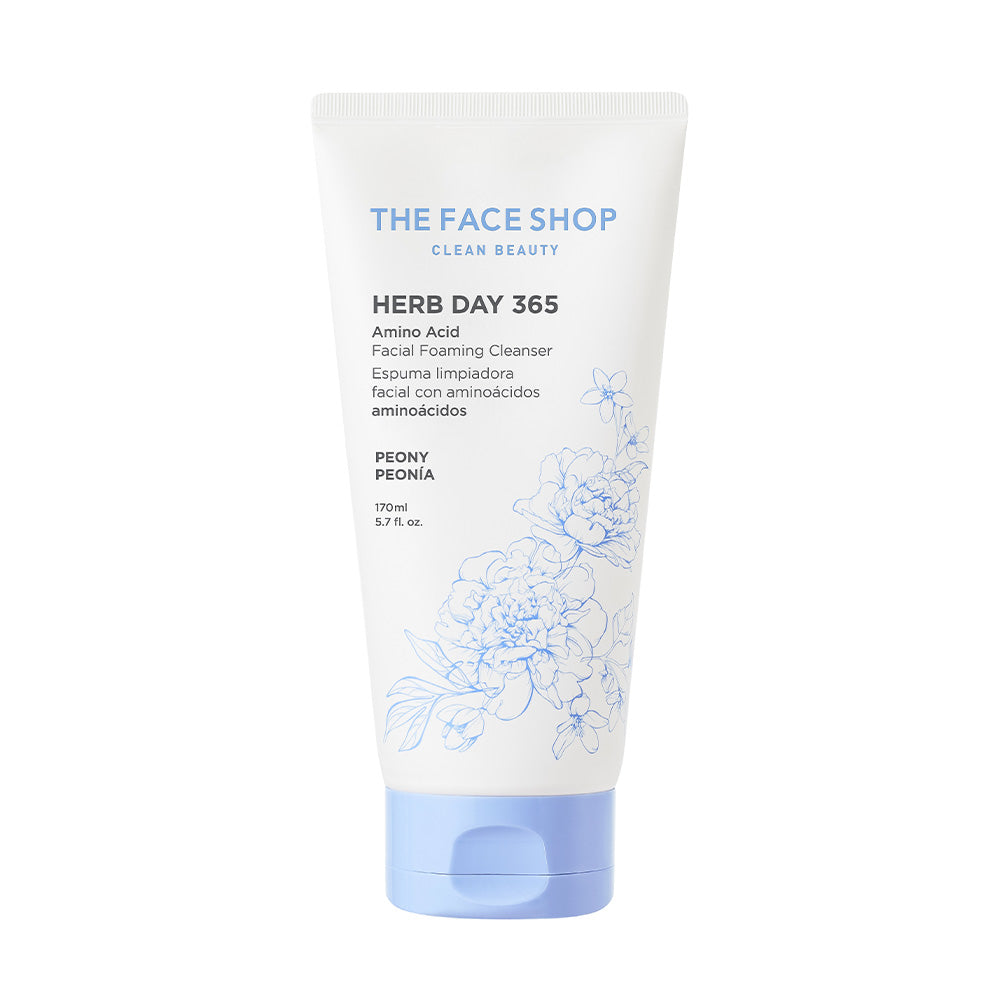 HERB DAY 365 Amino Acid Facial Foaming Cleanser - Peony