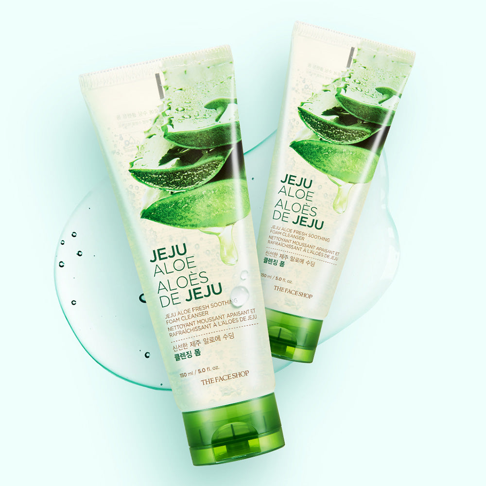 JEJU Aloe Fresh Soothing Foam Cleanser